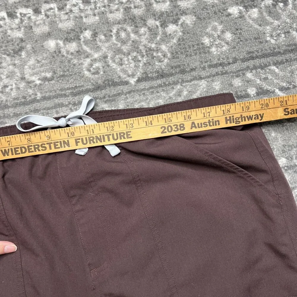 Figs Cairo Cargo Scrub Pants Mens XL Brown Straight Nurse Vet Medical Uniform